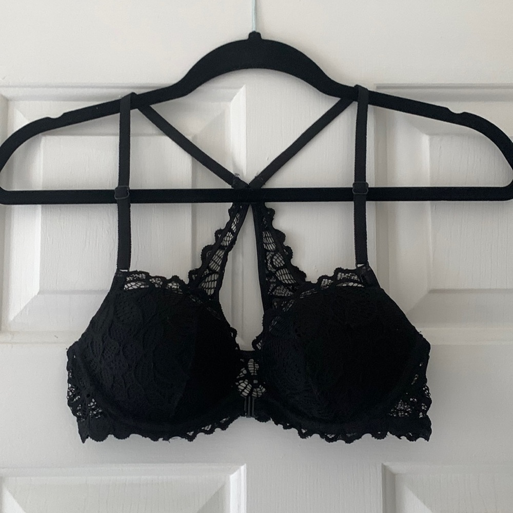 Victoria’s Secret Pink Racer back push up bra